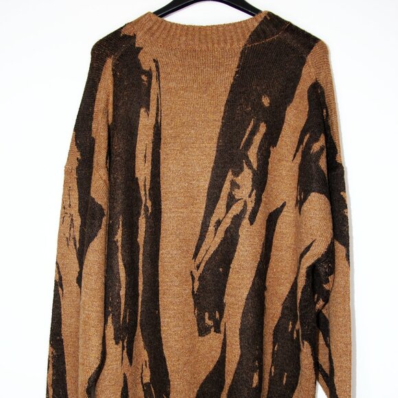 BNWT AW21 KENZO PLEAT CAMO SWEATER DRESS S - Picture 3 of 13